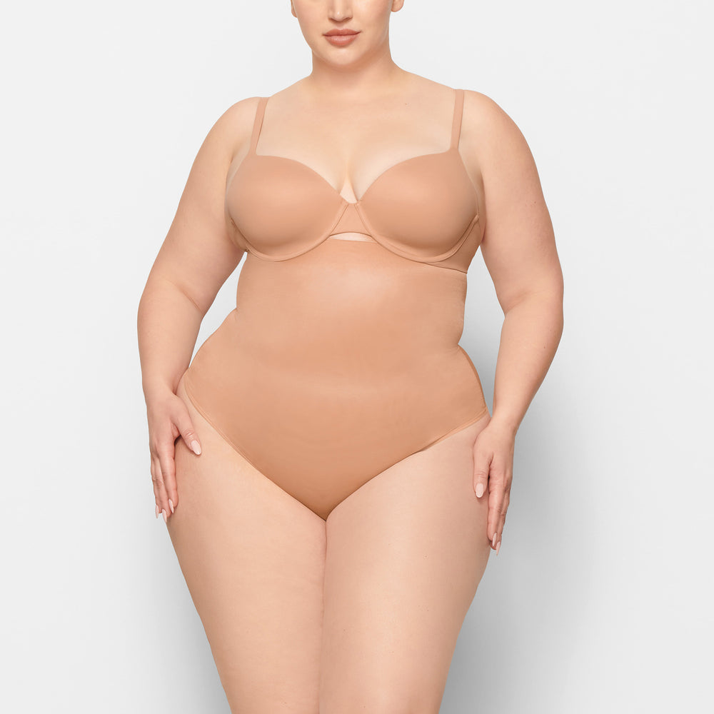 Skims BARELY THERE HIGH WAIST Thong Clay | 7294ZIRWM