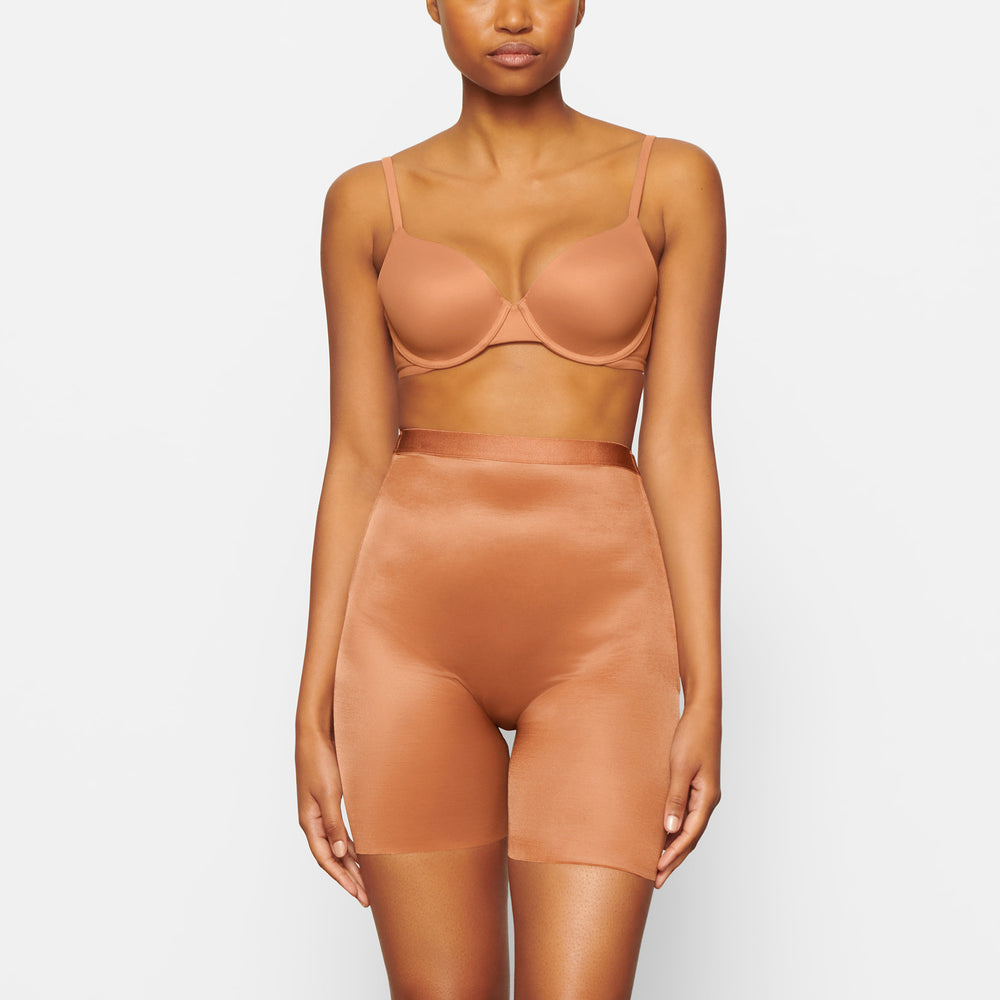 Skims BARELY THERE LOW BACK Shorts Bronze | QFDO20651