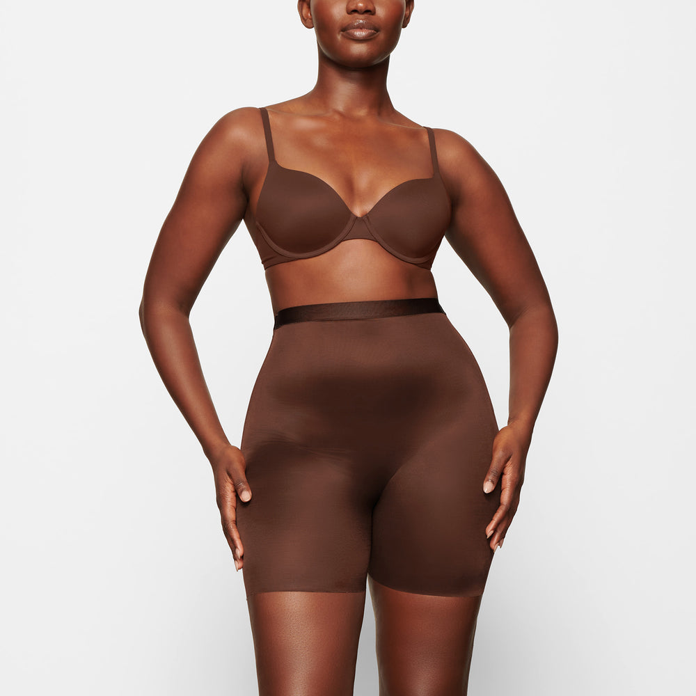 Skims BARELY THERE LOW BACK Shorts Cocoa | TDSZ01793