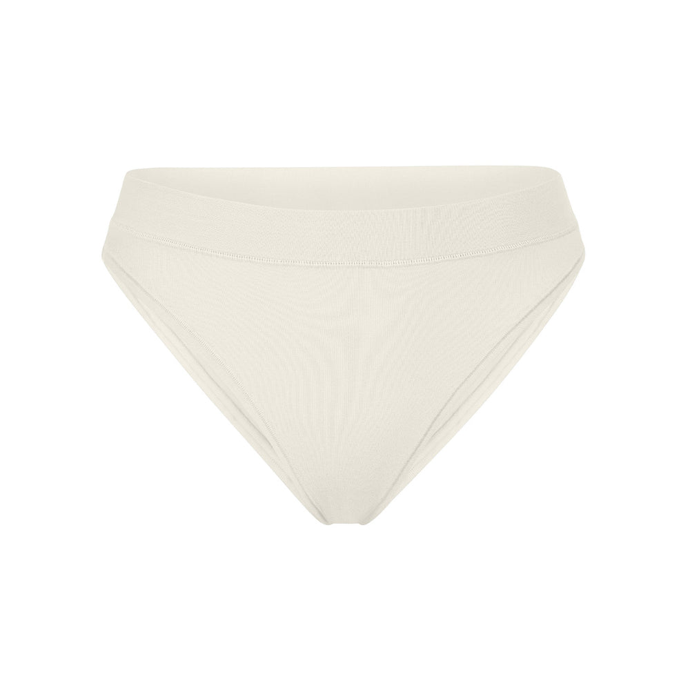 Skims COTTON JERSEY CHEEKY Tanga Bone | XOQY14809