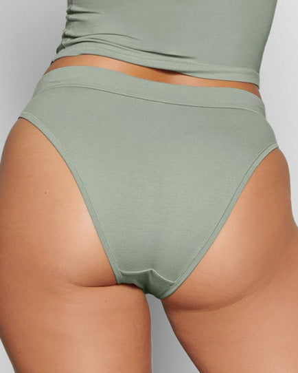 Skims COTTON JERSEY CHEEKY Tanga Mineral | MFDS89524