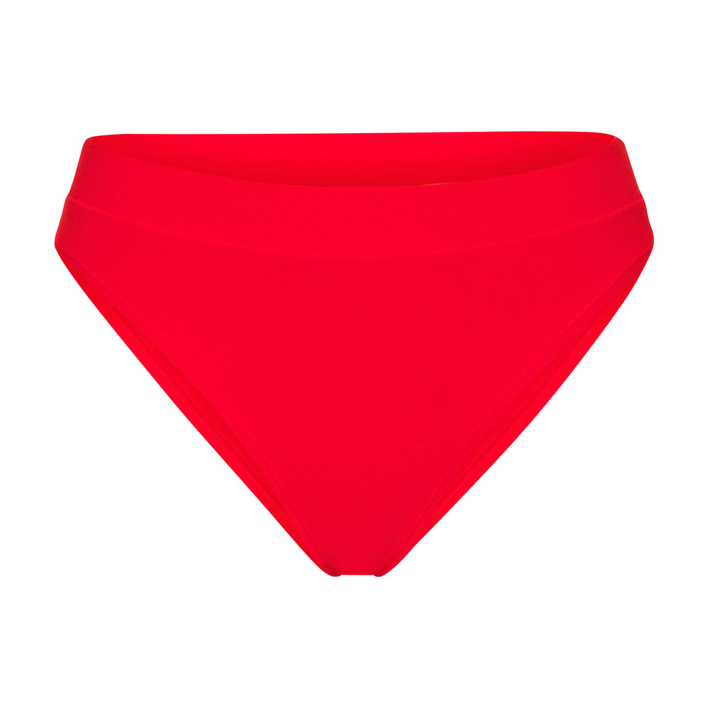 Skims COTTON JERSEY CHEEKY Tanga Ruby | MOGF20198