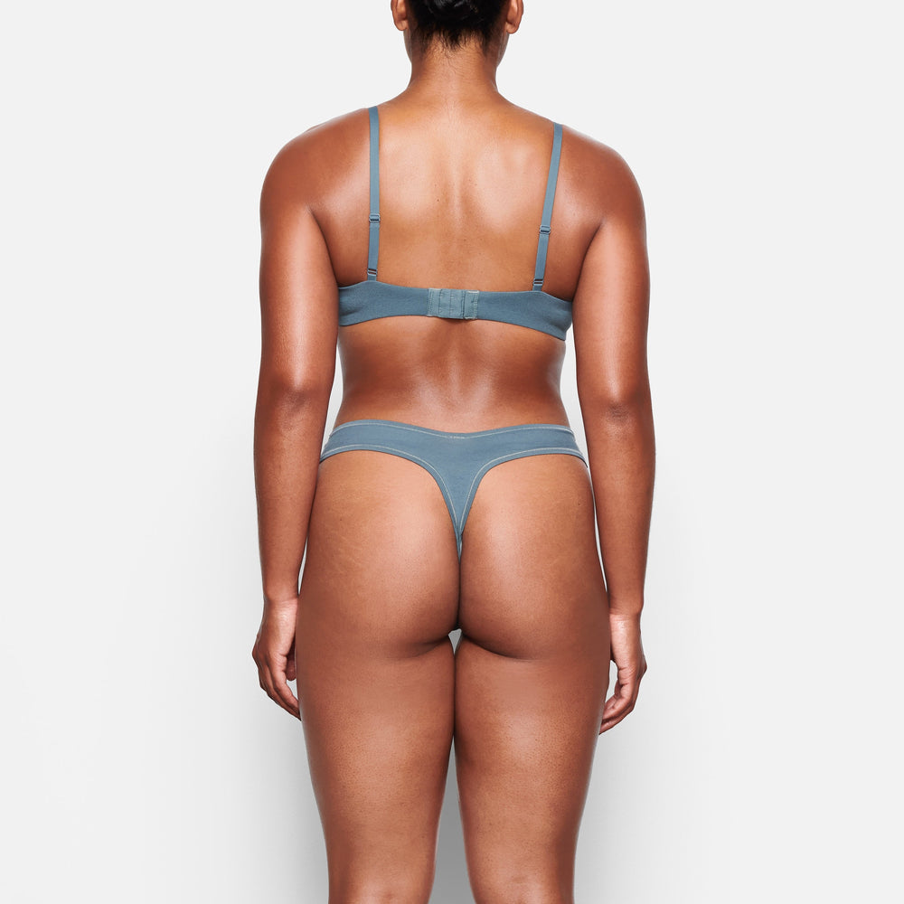 Skims COTTON JERSEY DIPPED Thong Kyanite | HWDL34278