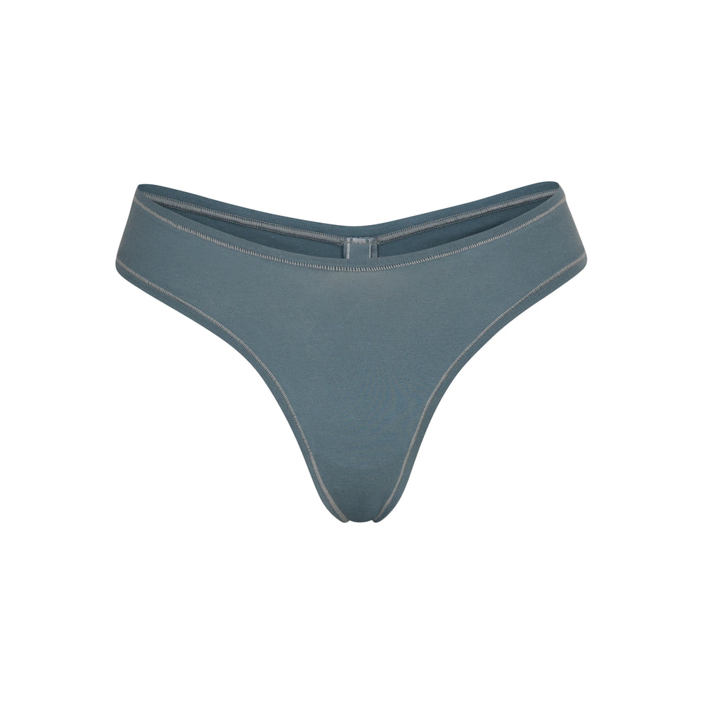 Skims COTTON JERSEY DIPPED Thong Kyanite | HWDL34278