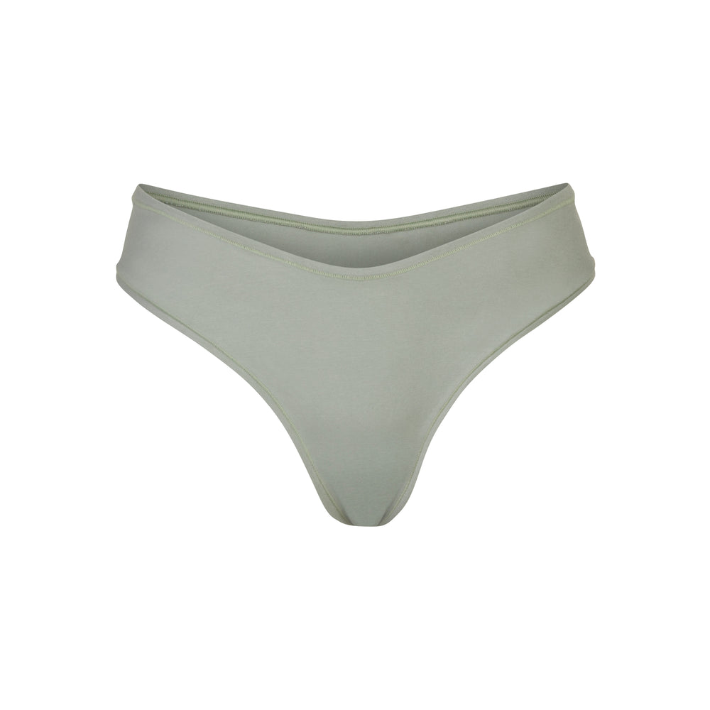 Skims COTTON JERSEY DIPPED Thong Mineral | GJQH42750