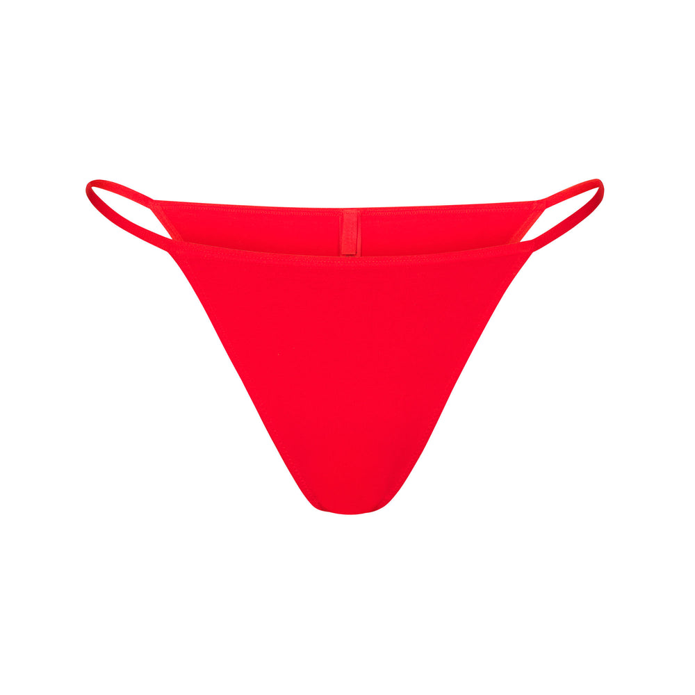 Skims COTTON JERSEY STRING Bikini Ruby | KMXF85160