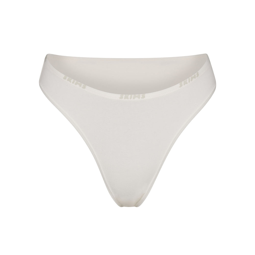 Skims COTTON LOGO HIGH LEG Bikini Marble | KWNO93240