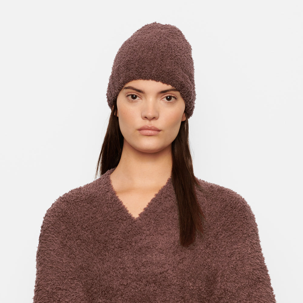 Skims COZY KNIT Beanie Garnet | JCNW25417