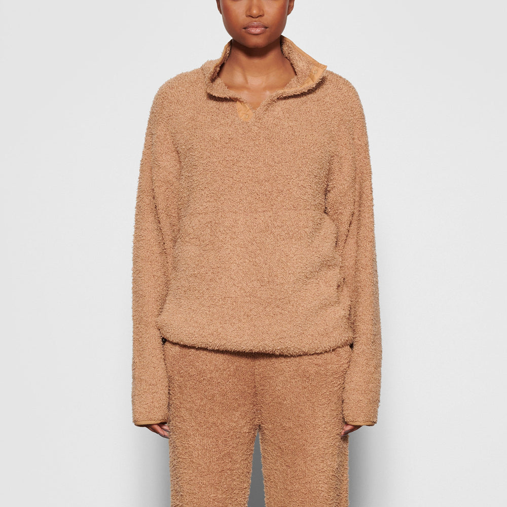 Skims COZY KNIT Pullover Camel | VLUE09835