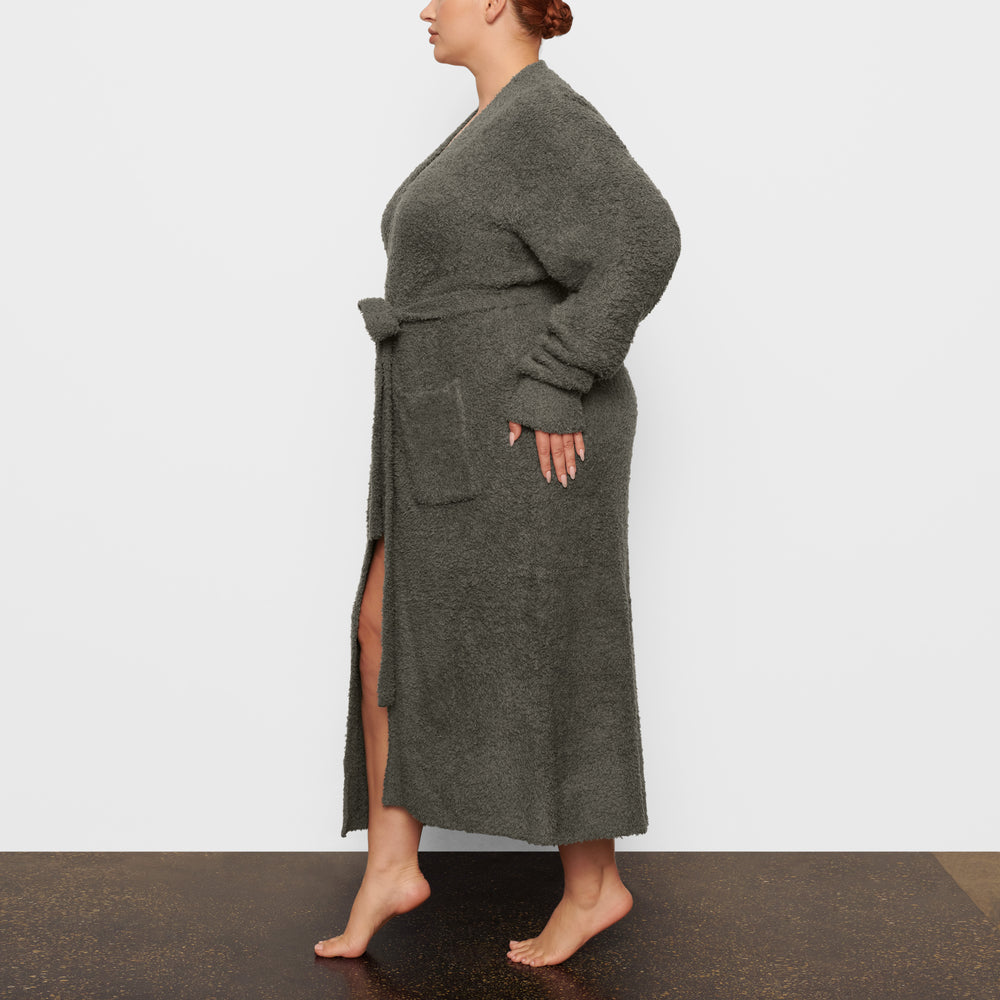 Skims COZY KNIT Robe Juniper | KCQB56409