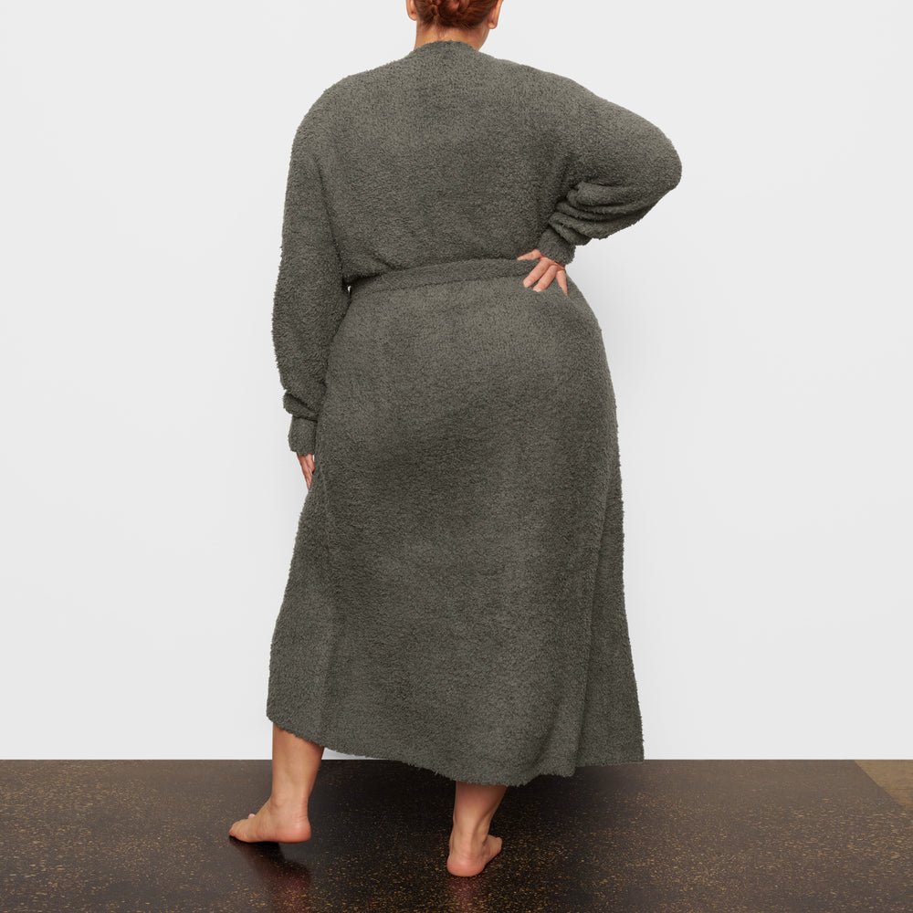 Skims COZY KNIT Robe Juniper | KCQB56409