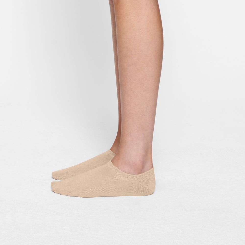 Skims EVERYDAY LOW RIB ANKLE Socks Sand | SIFK80467