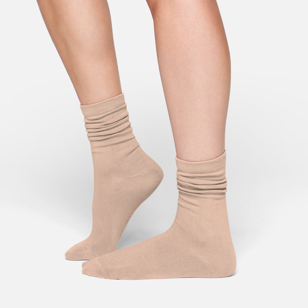 Skims EVERYDAY MID CALF Socks Clay | DKBX61078