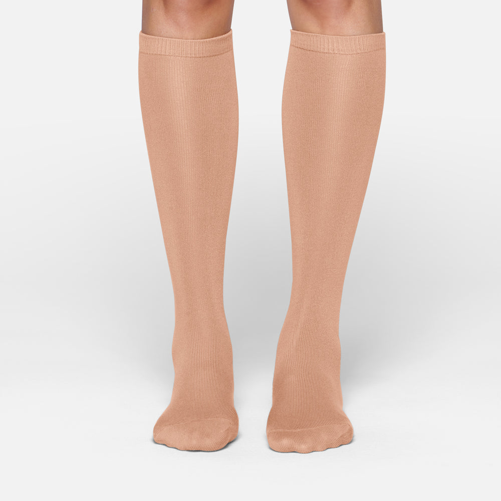 Skims EVERYDAY MID CALF Socks Ochre | ZIGH62981