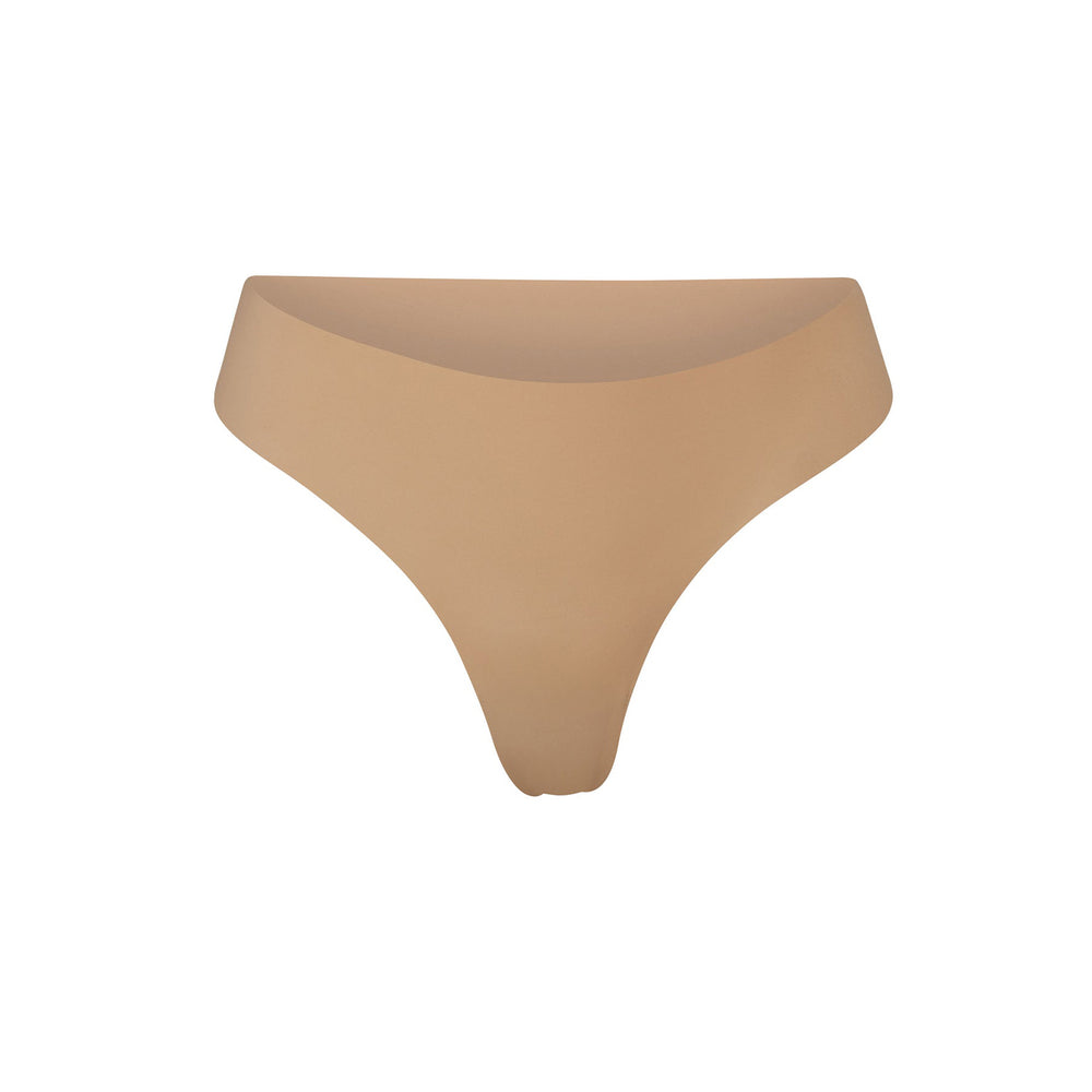 Skims FREE CUT MID WAIST Thong Clay | GVPT89345