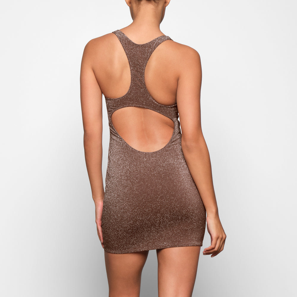 Skims GLITTER SWIM METALLIC Dress Jasper | TYCI69703