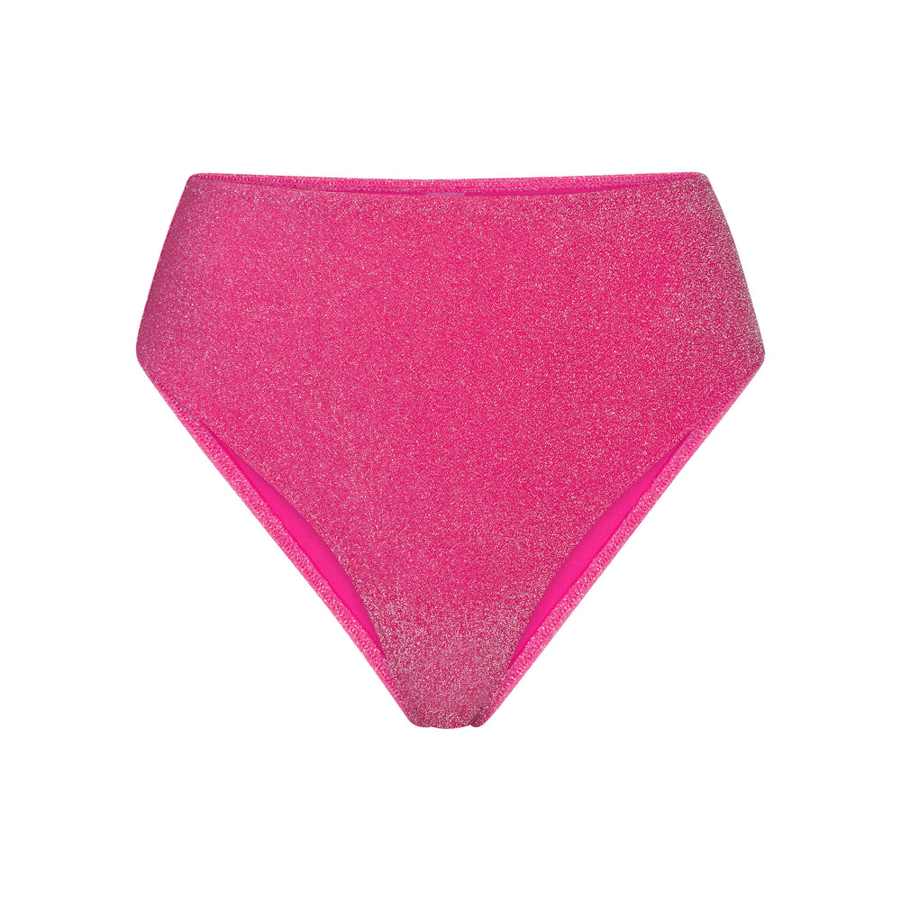 Skims GLITTER SWIM MID WAIST BOTTOM Two Pieces Magenta | ZTVS51890