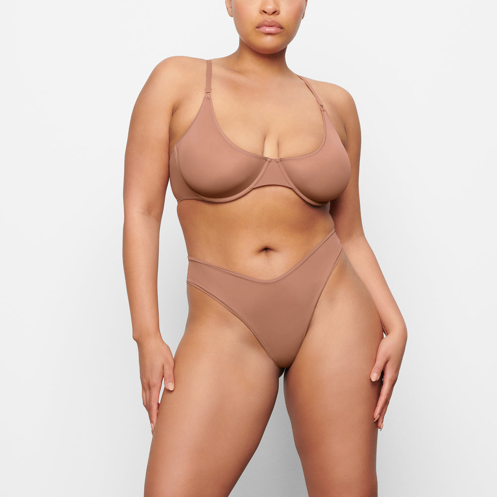 Skims JELLY SHEER DIPPED Thong Sienna | ORBV10894