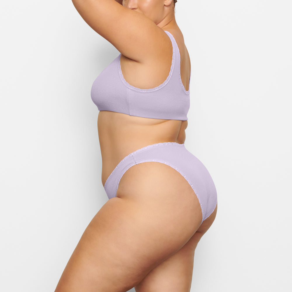 Skims LACE POINTELLE CHEEKY Brief Lavender | 2618RSAQW