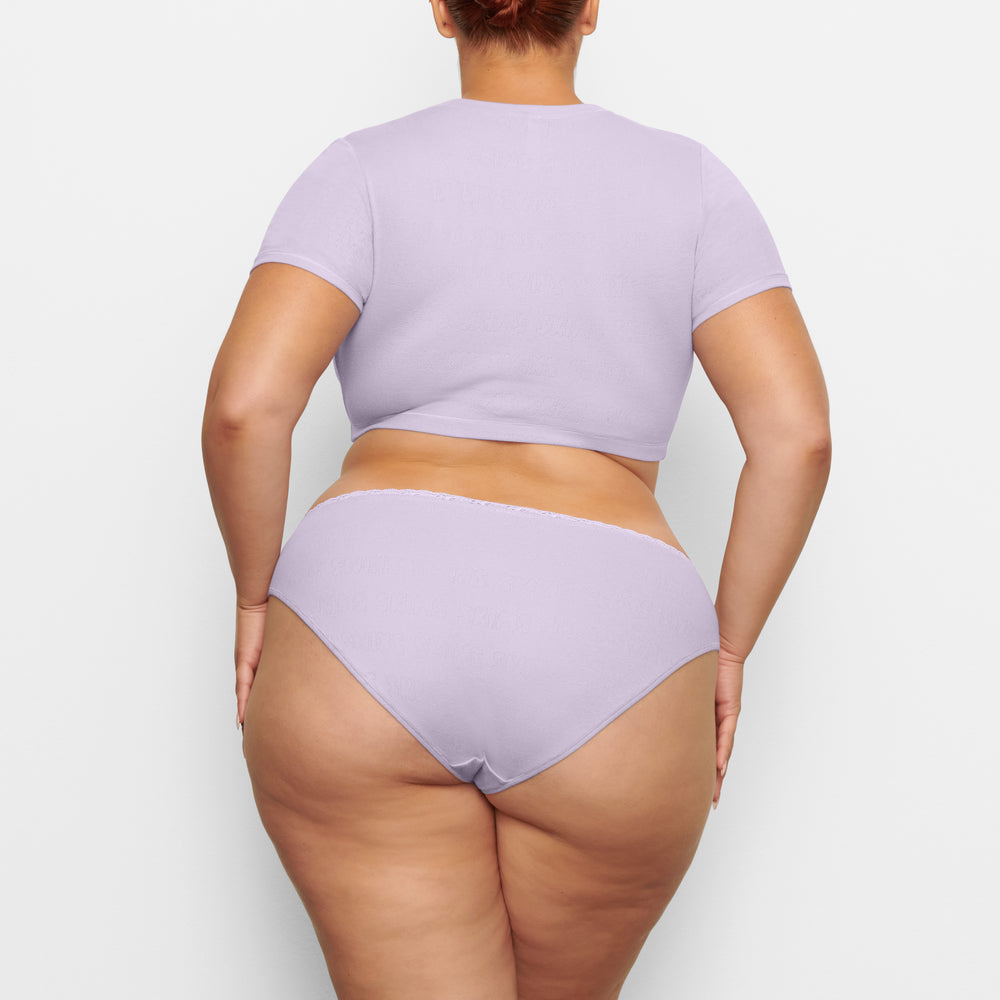 Skims LACE POINTELLE MID RISE Brief Lavender | 2746RAQWL