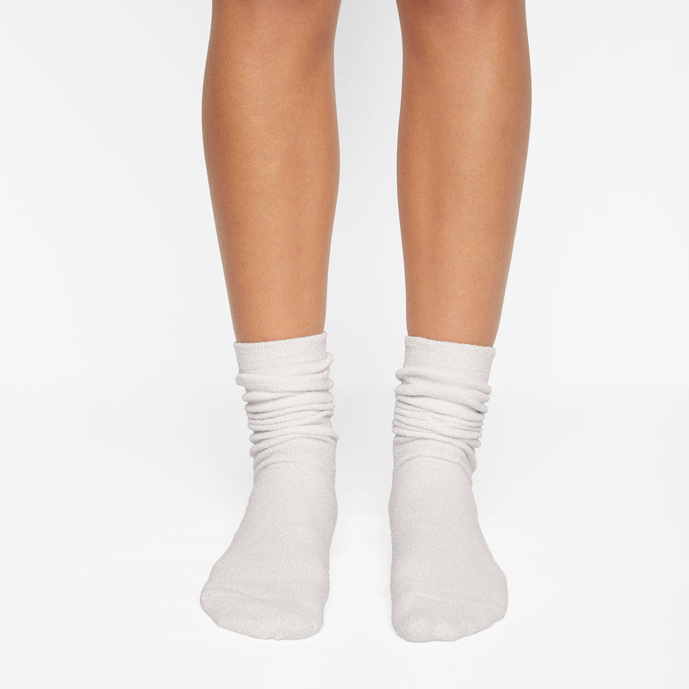 Skims LIGHT COZY KNIT Socks Marble | QTDE52908