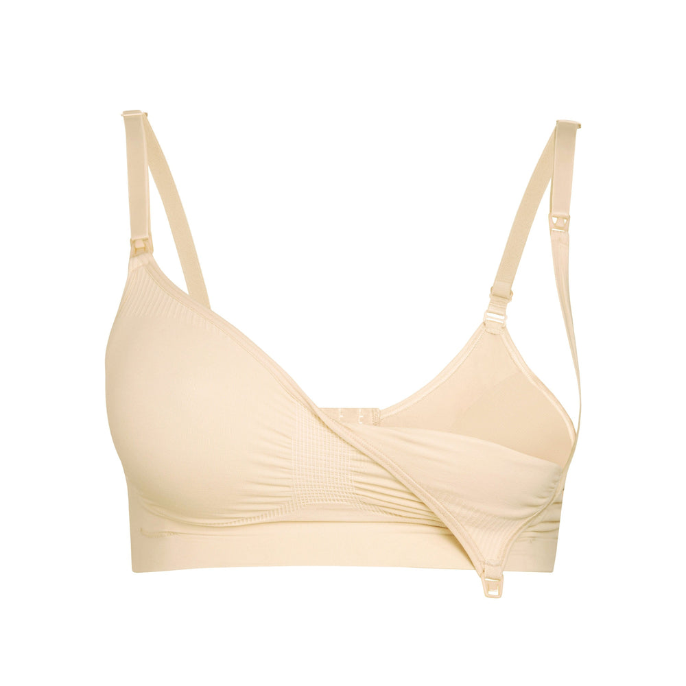 Skims MATERNITY NURSING SCULPTING BRA Maternity Shapewear Sand | OFAM09651