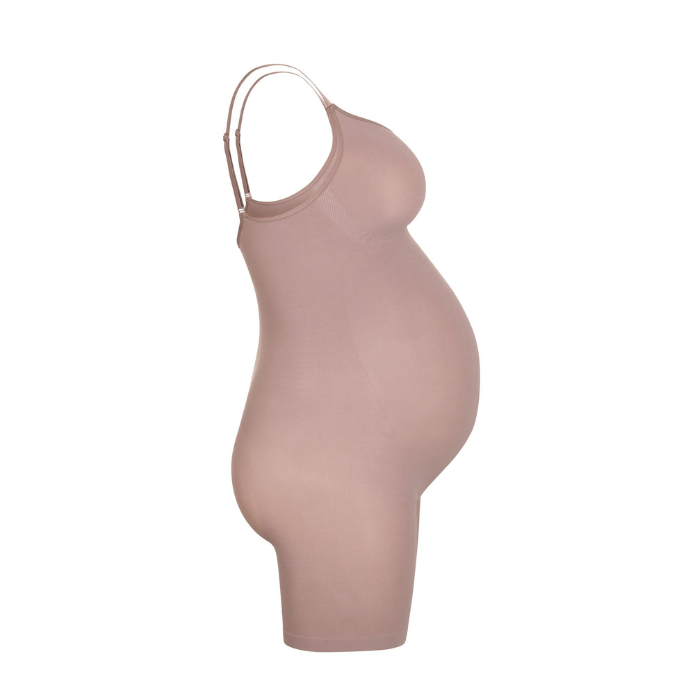 Skims MATERNITY SCULPTING BODYSUIT MID THIGH Maternity Shapewear Umber | SGJR73190