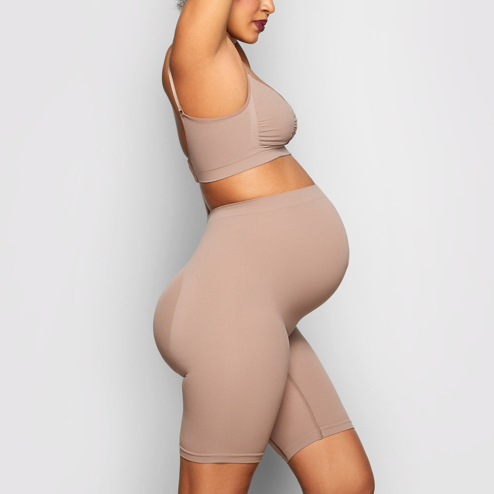 Skims MATERNITY SCULPTING SHORT MID THIGH Maternity Shapewear Umber | YKZS14368