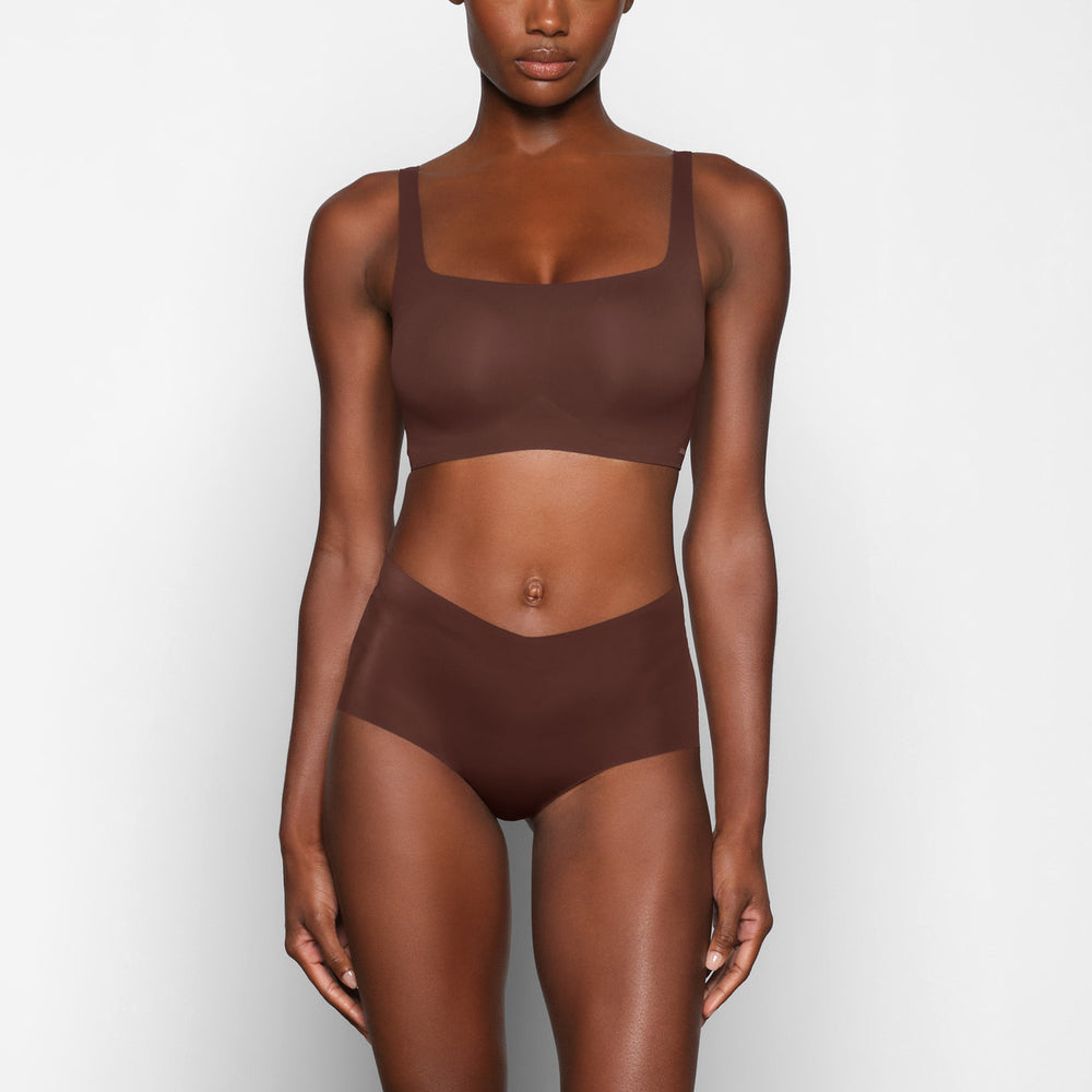 Skims NAKED Scoop Neck Bra Cocoa | NEQS51897