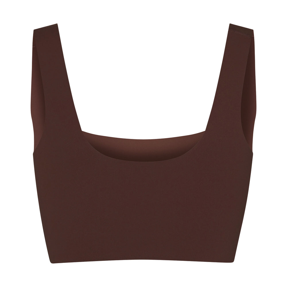 Skims NAKED TANK Scoop Neck Bra Cocoa | UYGP67132