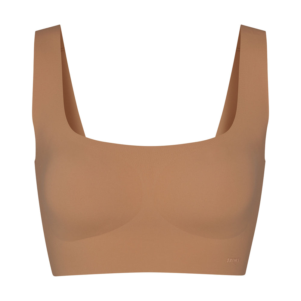 Skims NAKED TANK Scoop Neck Bra Ochre | BWYC51437