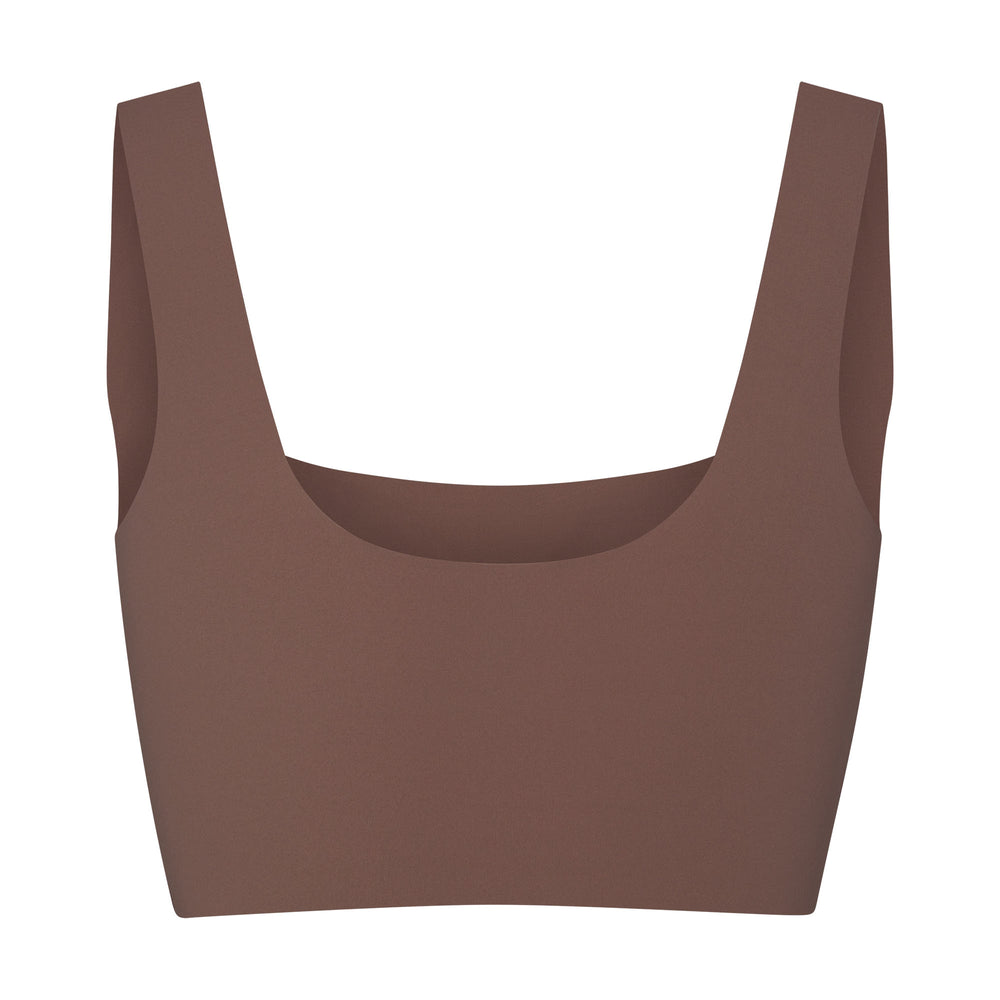 Skims NAKED TANK Scoop Neck Bra Umber | TOIQ59260