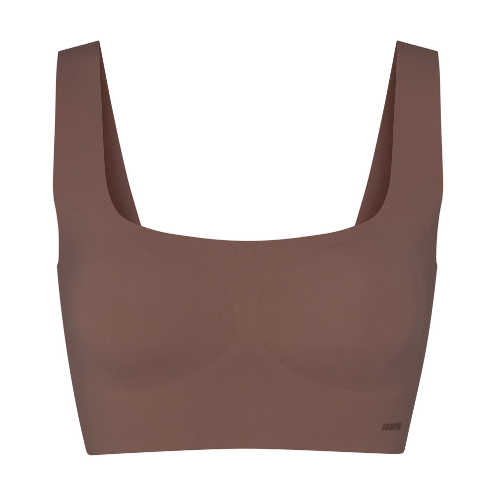 Skims NAKED TANK Scoop Neck Bra Umber | TOIQ59260