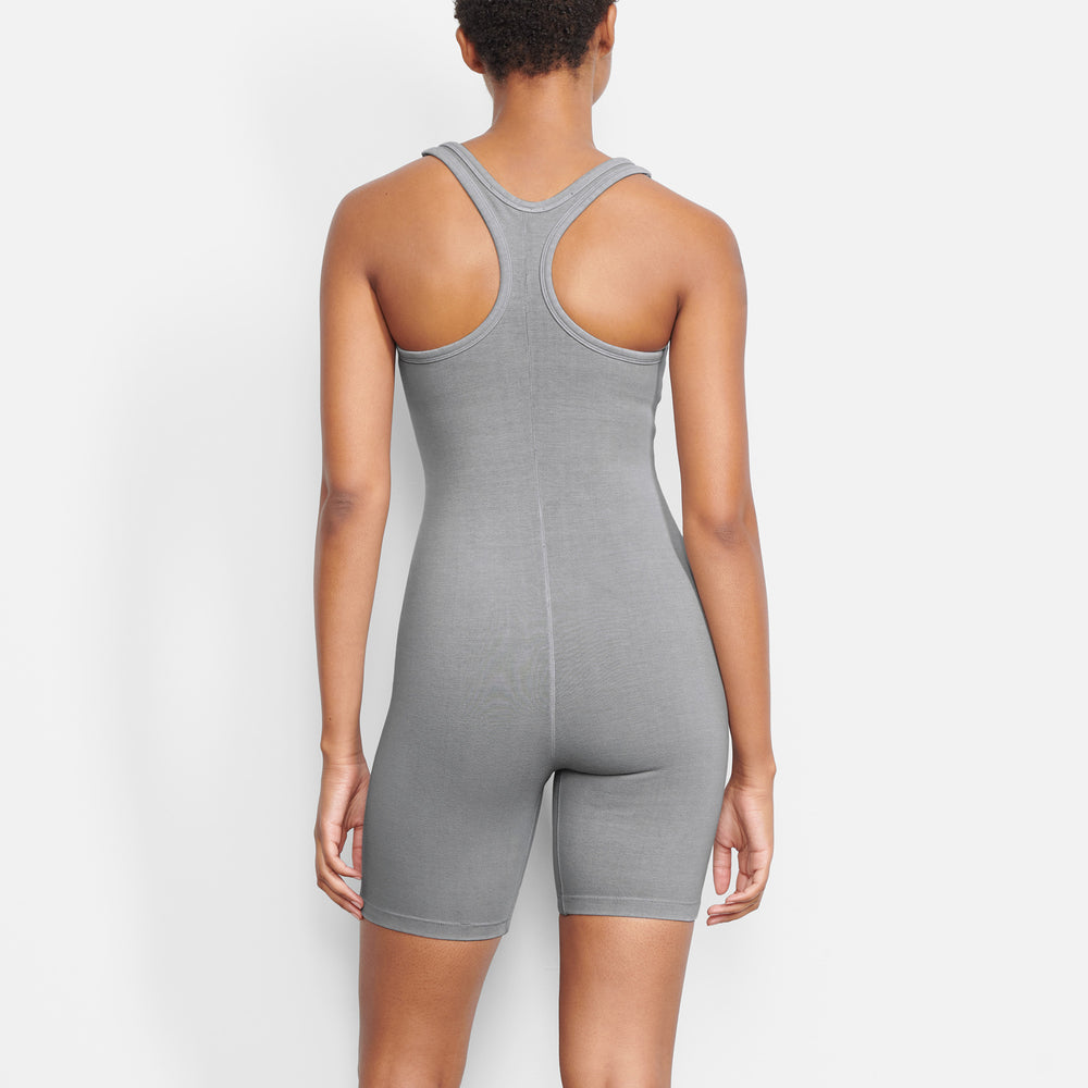 Skims OUTDOOR Mid Thigh Bodysuit Pacific | ADPF34170