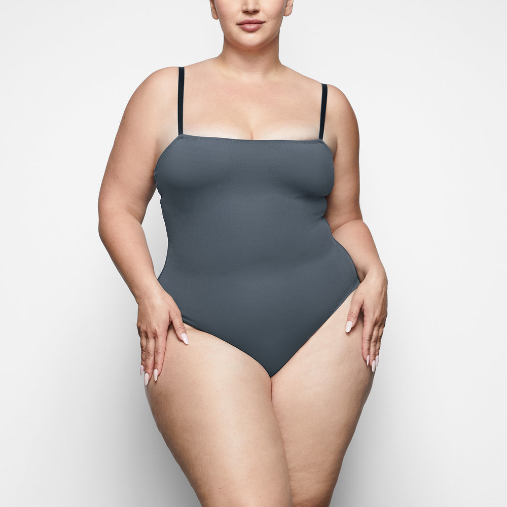 Skims SHAPING SWIM CAMI One Piece Gunmetal | QNOB23071