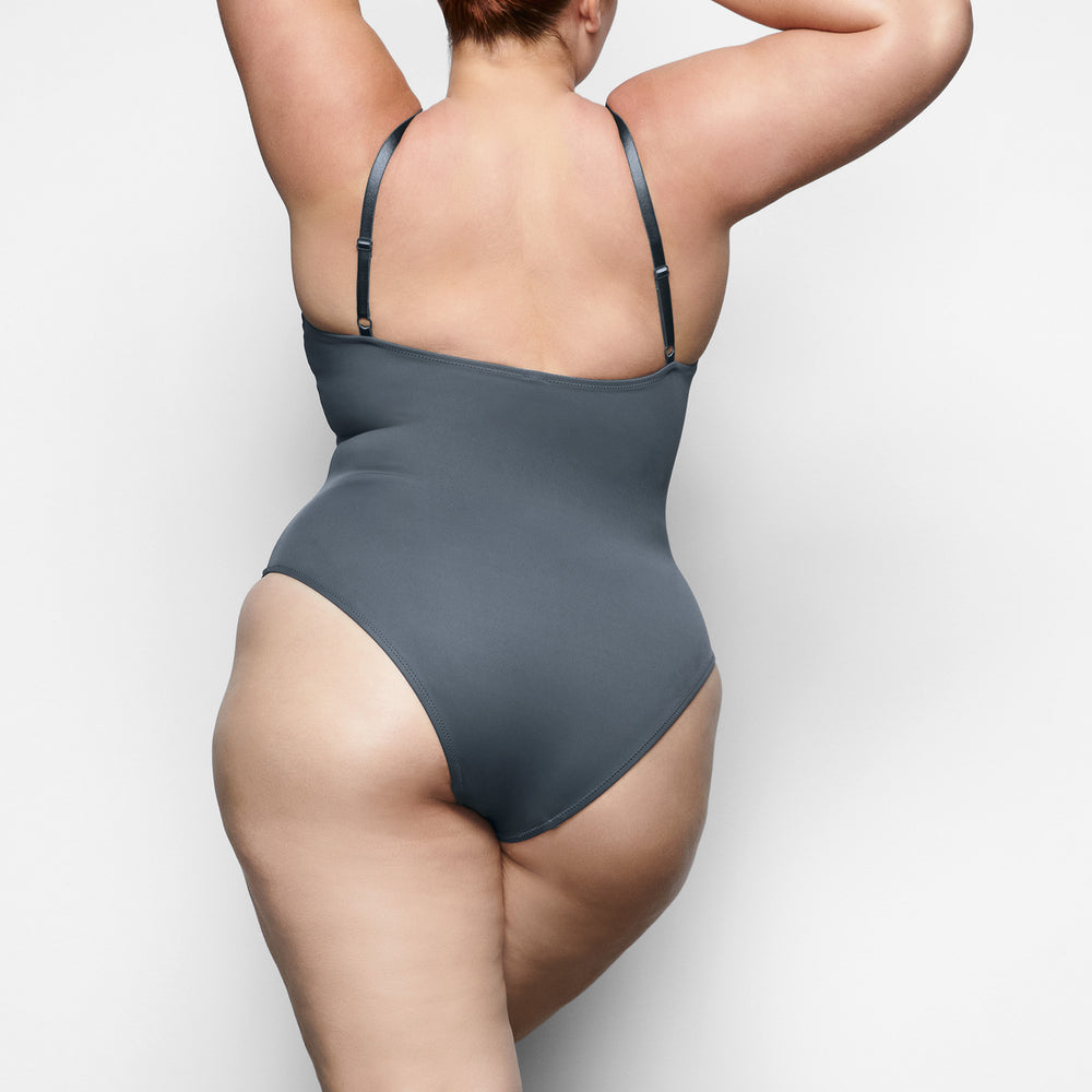 Skims SHAPING SWIM CAMI One Piece Gunmetal | QNOB23071