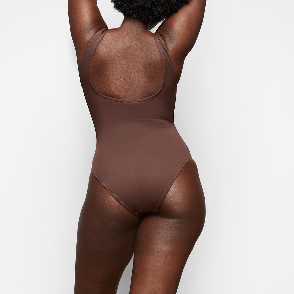 Skims SHAPING SWIM UNDERWIRE One Piece Cocoa | YUNB87356