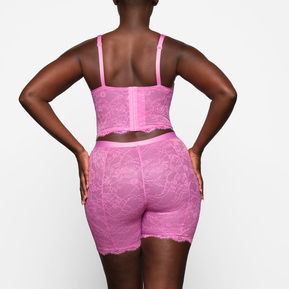 Skims SKIMS LACE Bustier Bubble Gum | BKVM14305