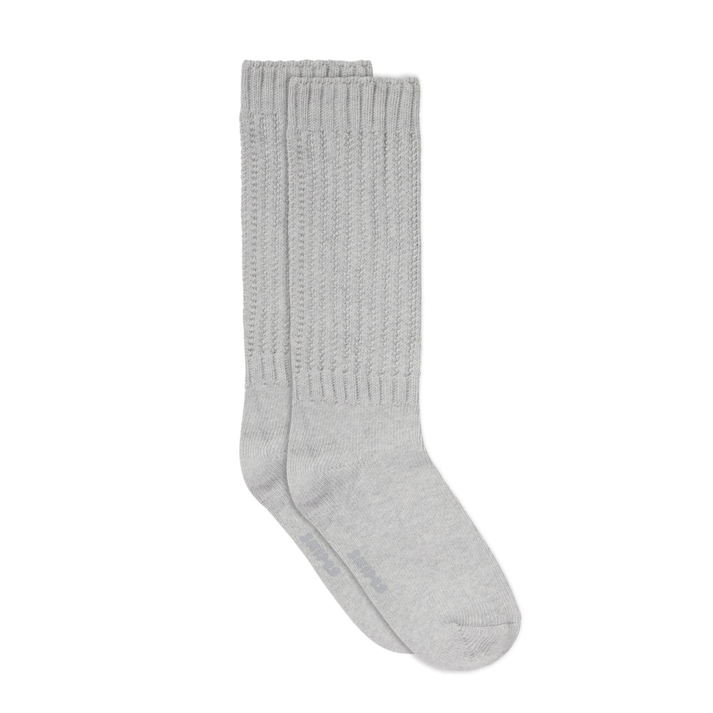 Skims SLOUCH Socks Light Heather Grey | WVAE80742