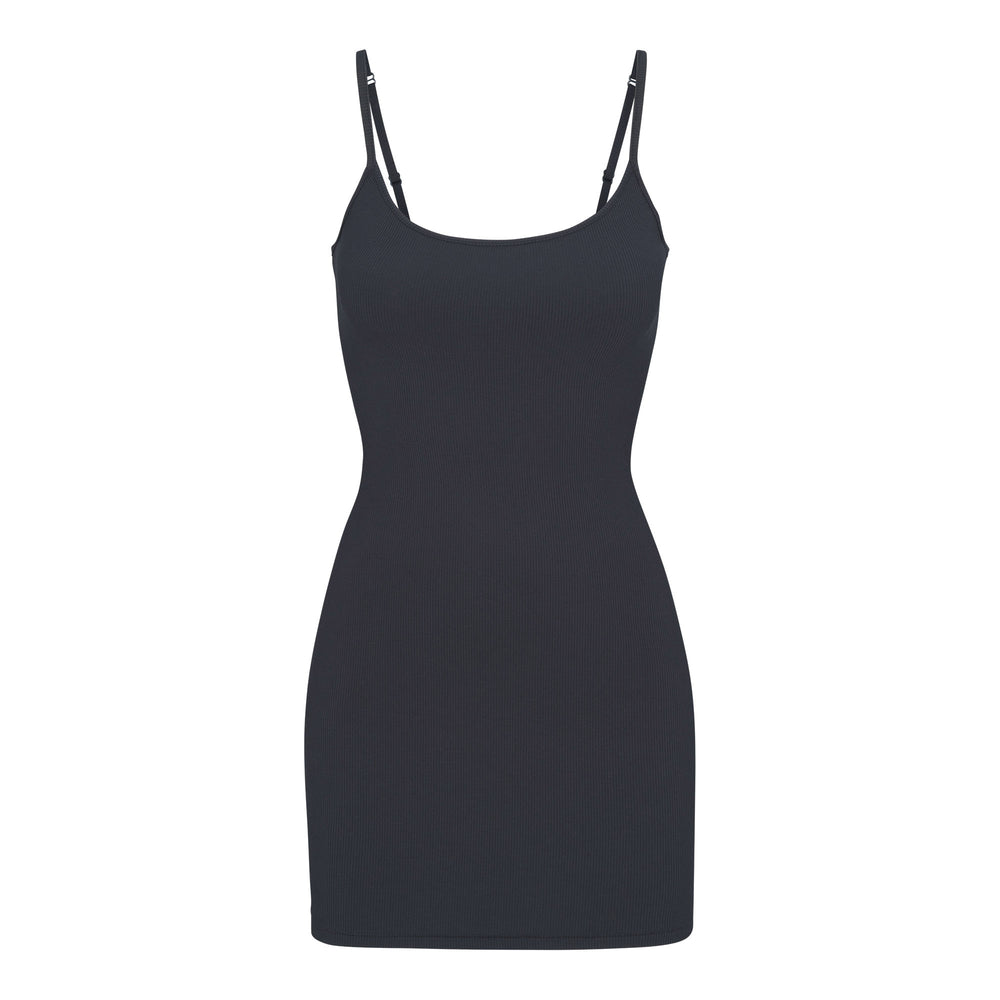 Skims SOFT LOUNGE SLIP Dress Graphite | QTDW20968