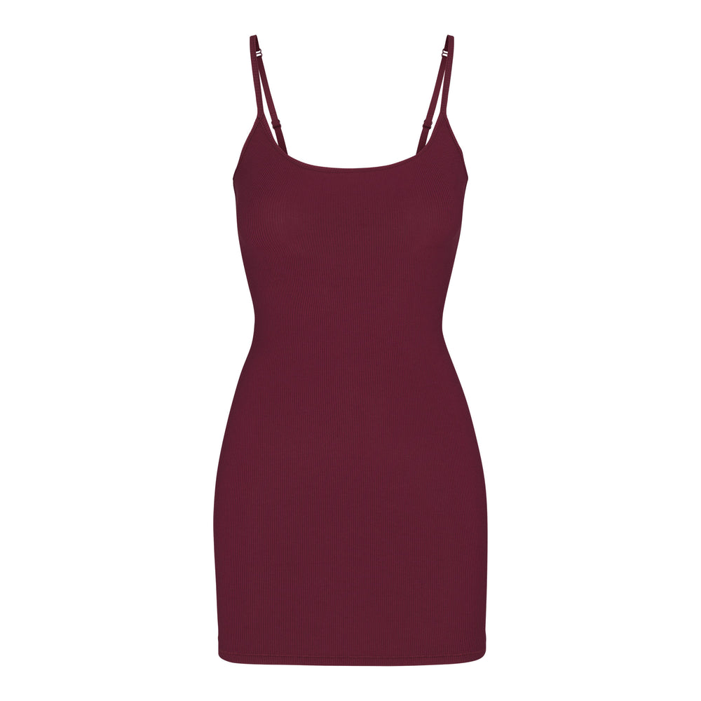 Skims SOFT LOUNGE SLIP Dress Wine | HPJR32487