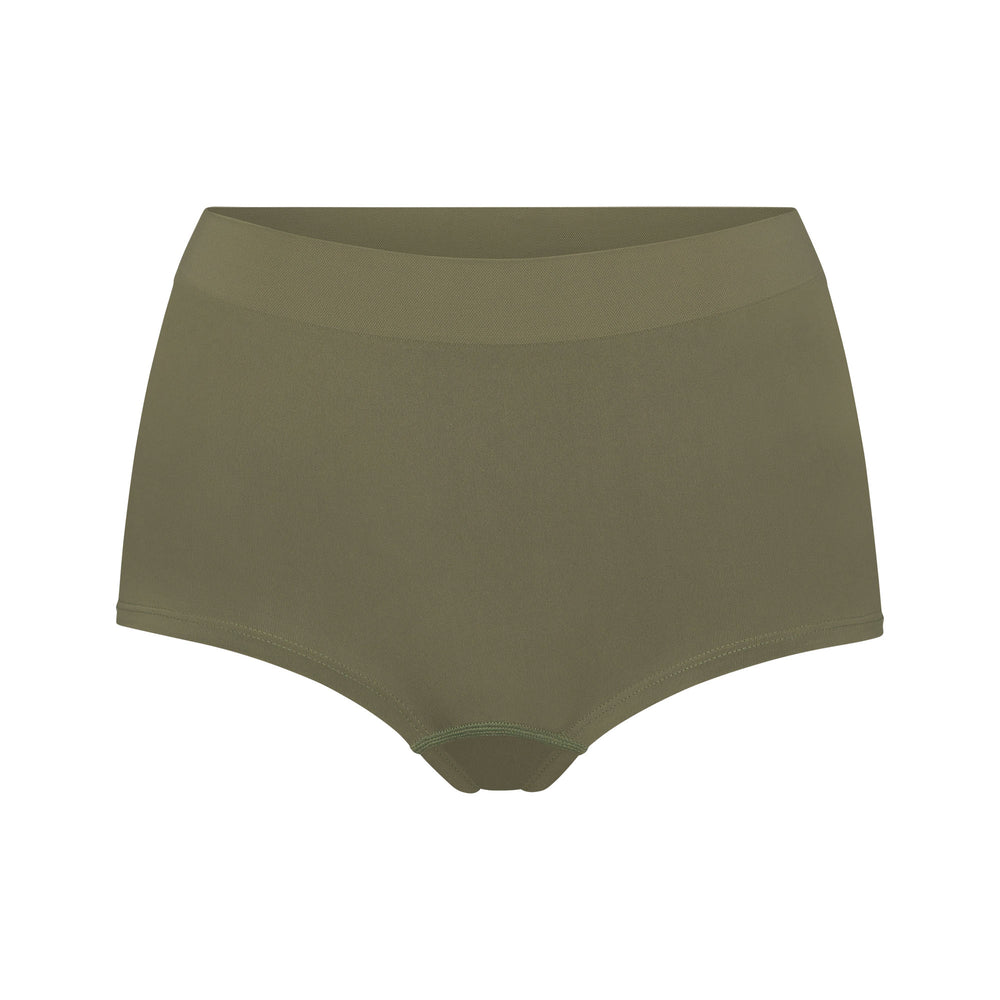 Skims SOFT SMOOTHING Boy Short Army Green | UKPN34081