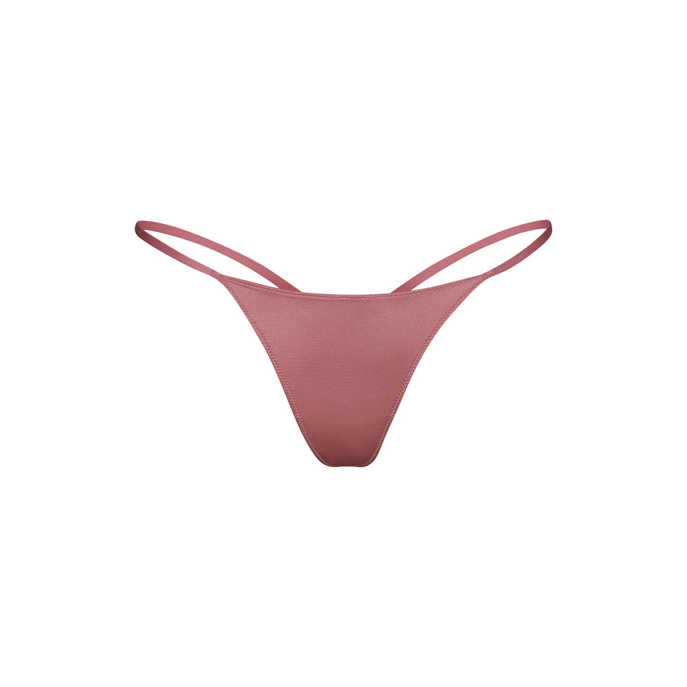 Skims STRETCH SATIN DIP Thong Dahlia | 4203BRCVP