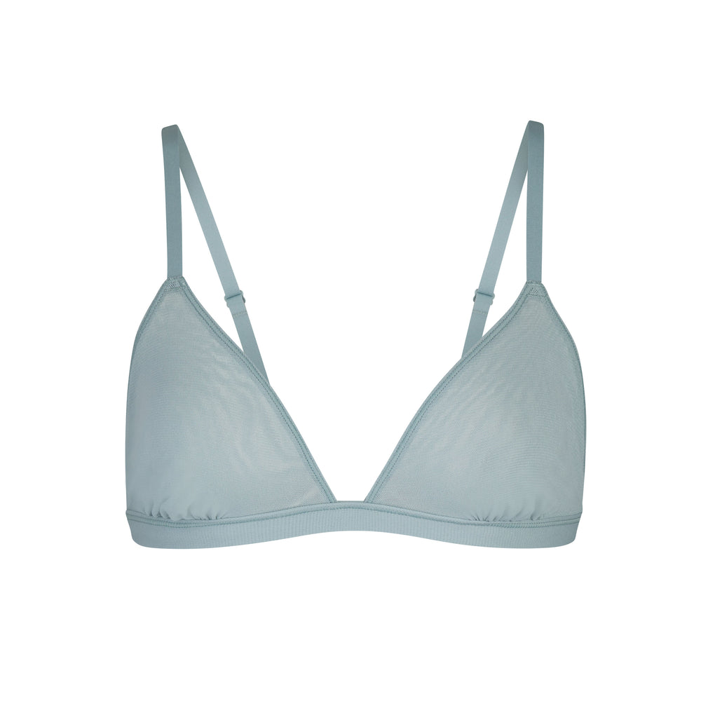 Skims SUMMER MESH TRIANGLE Bralette Sky | DXQP10576