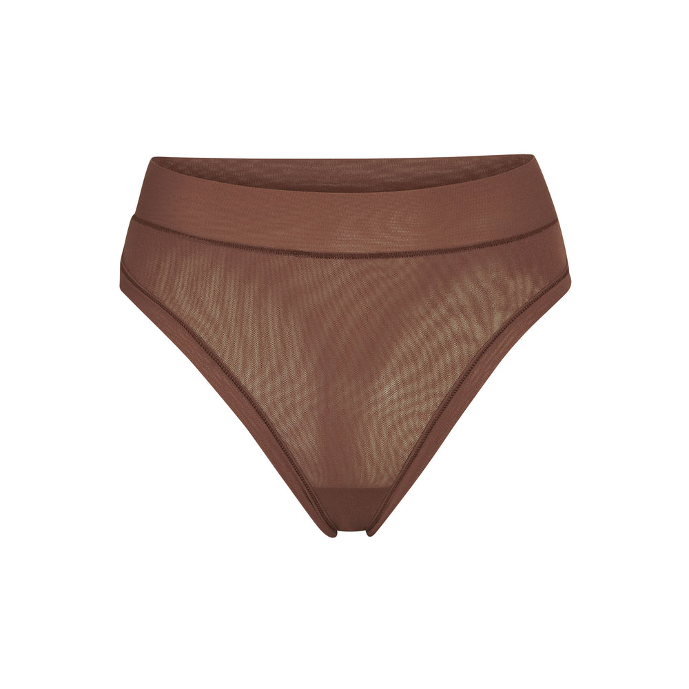 Skims SUMMER MESH Thong Cocoa | NXBR83590