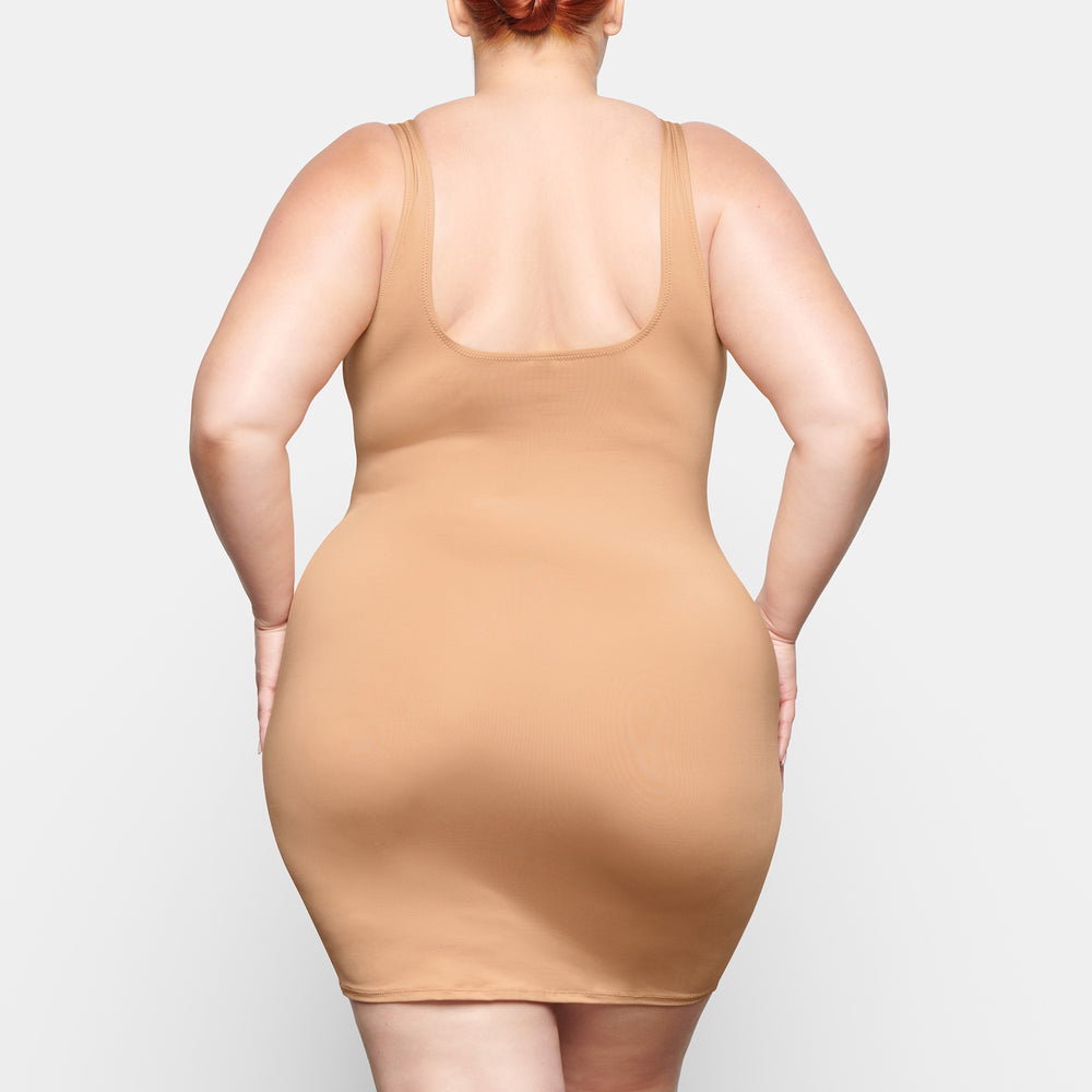 Skims SWIM TANK Dress Ochre | UKIW12946