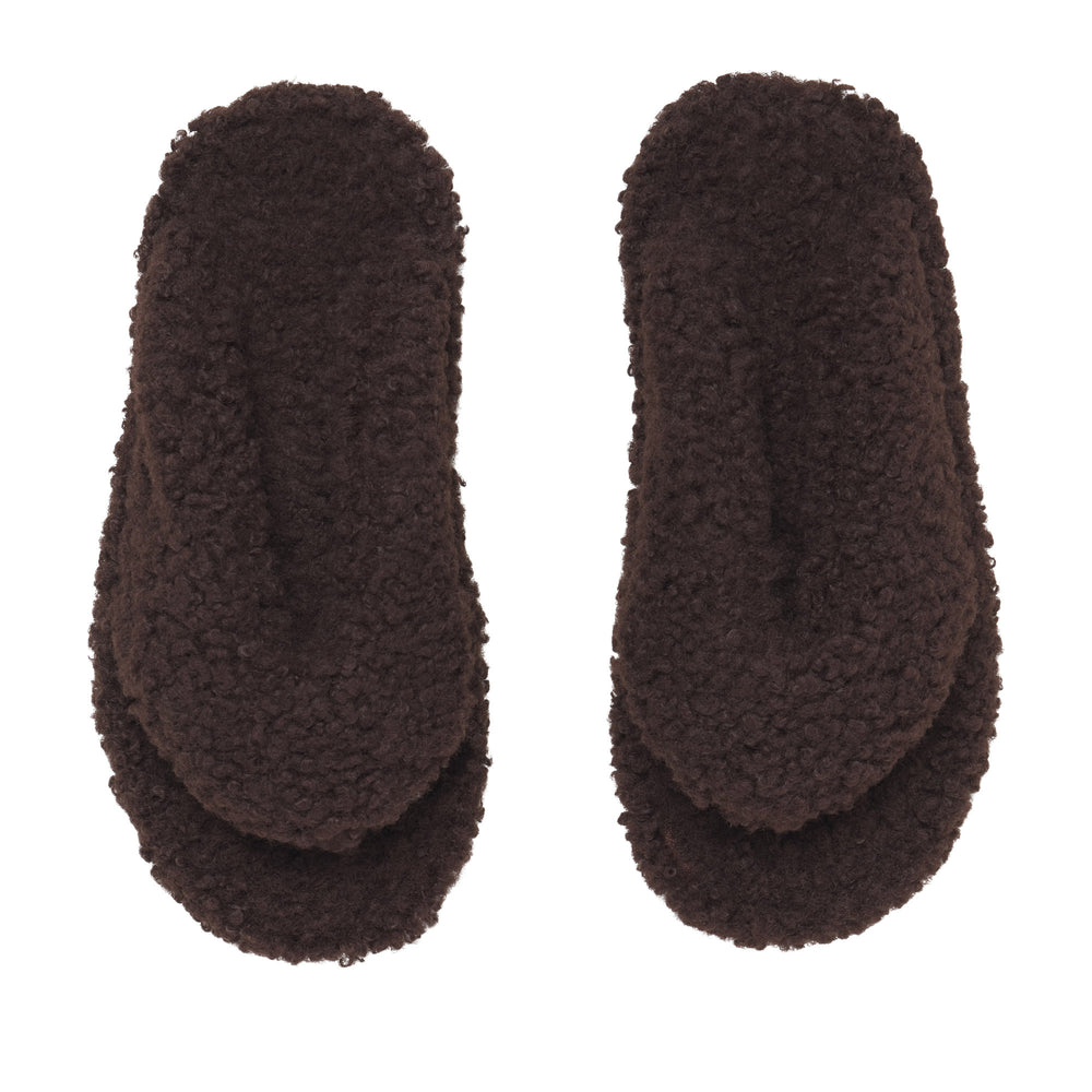 Skims TEDDY Slippers Espresso | NMWJ28561