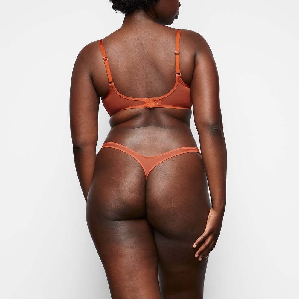 Skims ULTRA FINE MESH MICRO DIPPED Thong Chile | KNVW60314