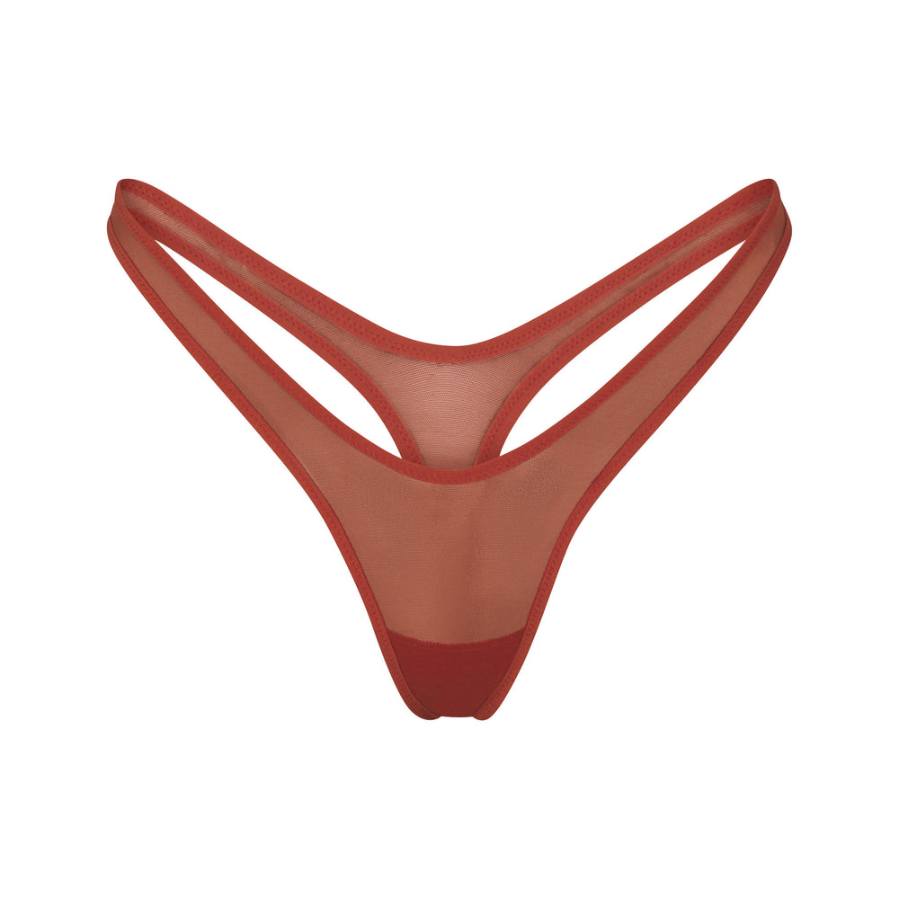 Skims ULTRA FINE MESH MICRO DIPPED Thong Chile | KNVW60314