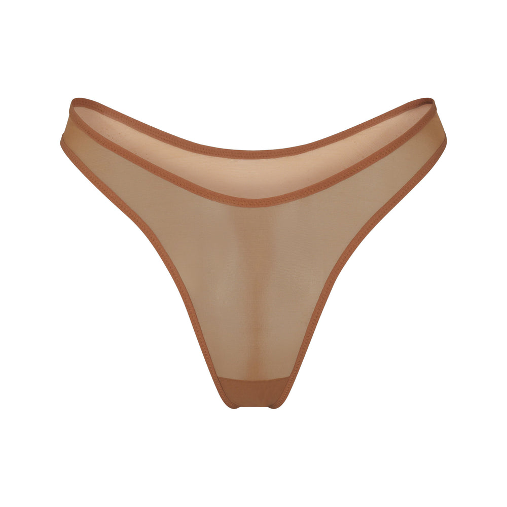 Skims ULTRA FINE MESH Thong Bronze | RKIF54137